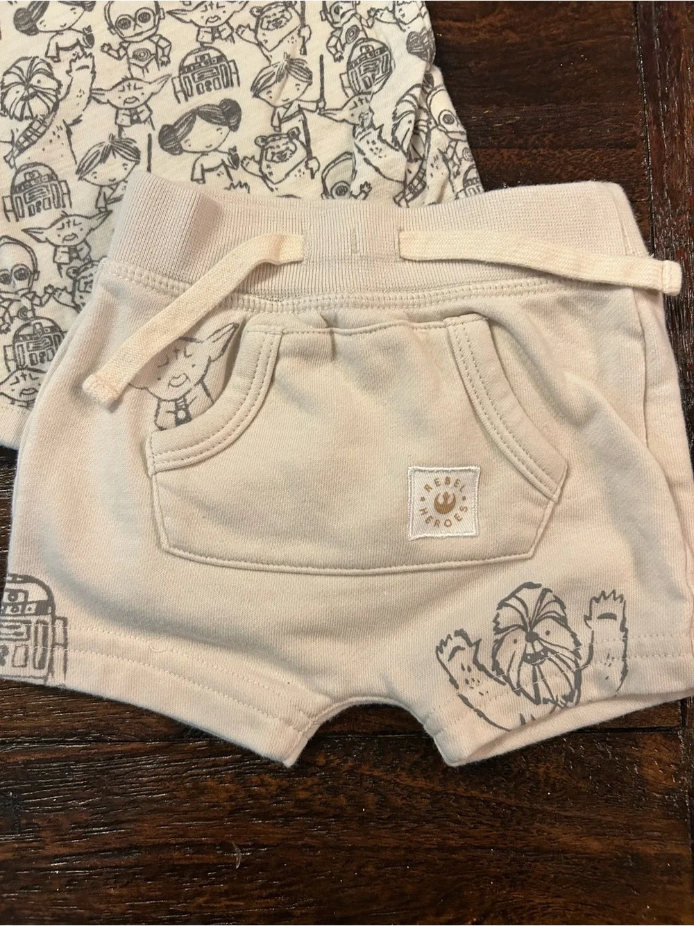 GAP Baby Star Wars Neutral Character Matching Short Set - 3/6 months